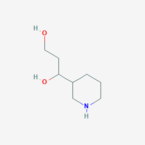 1-(Piperidin-3-yl)propane-1,3-diol