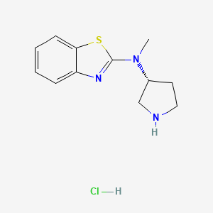 (R)-N-methyl-N-(pyrrolidin-3-yl)benzo[d]thiazol-2-amine hydrochloride