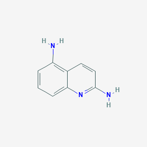 molecular formula C9H9N3 B3239644 Quinoline-2,5-diamine CAS No. 1421314-22-8