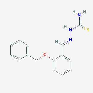 molecular formula C15H15N3OS B323967 2-(Benzyloxy)benzaldehyde thiosemicarbazone 