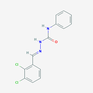 2,3-dichlorobenzaldehyde N-phenylsemicarbazone