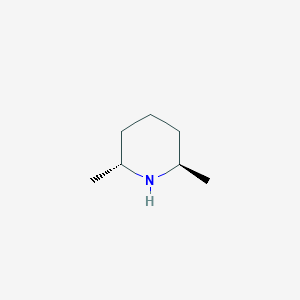 molecular formula C7H15N B3239907 (2R,6R)-2,6-二甲基哌啶 CAS No. 14231-78-8