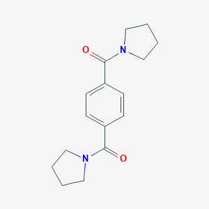 molecular formula C16H20N2O2 B323992 1-[4-(Pyrrolidin-1-ylcarbonyl)benzoyl]pyrrolidine 