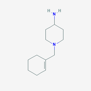 molecular formula C12H22N2 B3240042 1-(Cyclohex-1-en-1-ylmethyl)piperidin-4-amine CAS No. 1427058-64-7