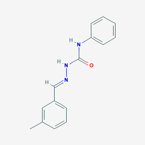 molecular formula C15H15N3O B324005 3-methylbenzaldehyde N-phenylsemicarbazone 