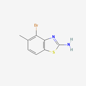 molecular formula C8H7BrN2S B3240082 2-Benzothiazolamine, 4-bromo-5-methyl- CAS No. 1427373-92-9