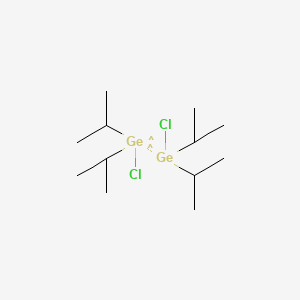 molecular formula C12H28Cl2Ge2 B3240103 Digermane, 1,2-dichloro-1,1,2,2-tetrakis(1-methylethyl)- CAS No. 142745-88-8