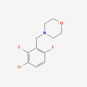 molecular formula C11H12BrF2NO B3240151 4-(2,6-Difluoro-3-bromobenzyl)morpholine CAS No. 1428234-63-2