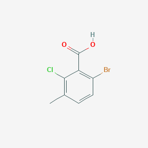 molecular formula C8H6BrClO2 B3240159 6-Bromo-2-chloro-3-methylbenzoic acid CAS No. 1428234-64-3