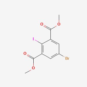 molecular formula C10H8BrIO4 B3240205 Dimethyl 5-bromo-2-iodoisophthalate CAS No. 1428236-23-0