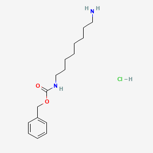 molecular formula C16H27ClN2O2 B3240263 n-Carbobenzoxy-1,8-diaminooctane hydrochloride CAS No. 143116-42-1