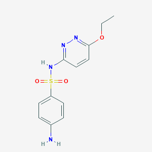 molecular formula C12H14N4O3S B032403 磺胺乙氧嘧啶 CAS No. 963-14-4