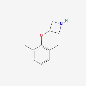 molecular formula C11H15NO B3240379 3-(2,6-Dimethylphenoxy)azetidine CAS No. 143329-16-2