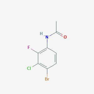 N-(4-bromo-3-chloro-2-fluorophenyl)acetamide