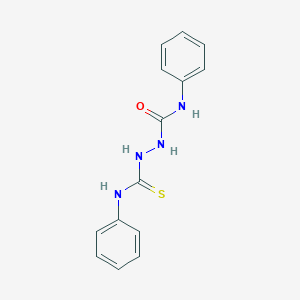 molecular formula C14H14N4OS B324044 2-(anilinocarbothioyl)-N-phenylhydrazinecarboxamide 