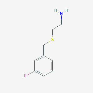 molecular formula C9H12FNS B3240473 2-(3-Fluoro-benzylsulfanyl)-ethylamine CAS No. 143627-48-9
