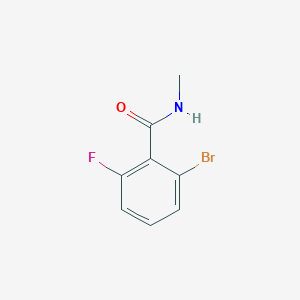 molecular formula C8H7BrFNO B3240479 2-bromo-6-fluoro-N-methylbenzamide CAS No. 1436306-43-2