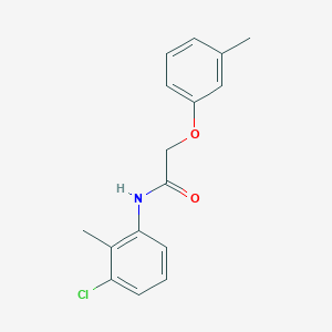 molecular formula C16H16ClNO2 B324048 N-(3-chloro-2-methylphenyl)-2-(3-methylphenoxy)acetamide 