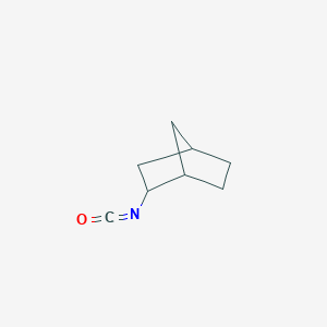 molecular formula C8H11NO B3240493 2-Isocyanatobicyclo[2.2.1]heptane CAS No. 14370-47-9