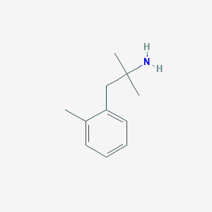 molecular formula C11H17N B3240504 2-Methyl-1-(2-methylphenyl)propan-2-amine CAS No. 143745-68-0
