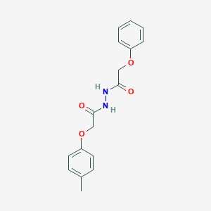 molecular formula C17H18N2O4 B324051 2-(4-methylphenoxy)-N'-(phenoxyacetyl)acetohydrazide 