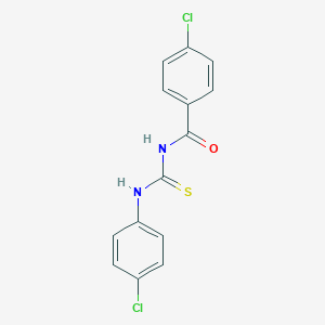 molecular formula C14H10Cl2N2OS B324052 4-chloro-N-[(4-chlorophenyl)carbamothioyl]benzamide 