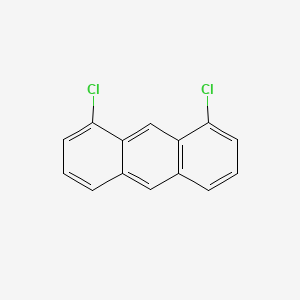 molecular formula C14H8Cl2 B3240527 1,8-Dichloroanthracene CAS No. 14381-66-9