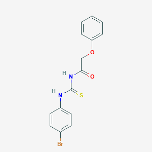 molecular formula C15H13BrN2O2S B324054 N-[(4-bromophenyl)carbamothioyl]-2-phenoxyacetamide 