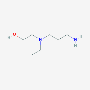molecular formula C7H18N2O B3240661 Ethanol, 2-[(3-aminopropyl)ethylamino]- CAS No. 14435-53-1