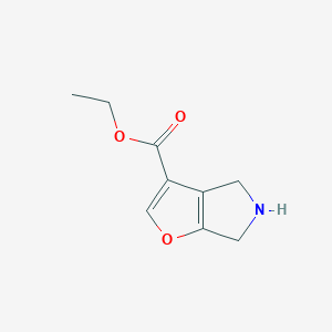Ethyl 5,6-dihydro-4H-furo[2,3-c]pyrrole-3-carboxylate
