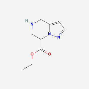Ethyl 4,5,6,7-tetrahydropyrazolo[1,5-a]pyrazine-7-carboxylate