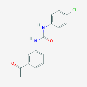 molecular formula C15H13ClN2O2 B324078 N-(3-acetylphenyl)-N'-(4-chlorophenyl)urea 