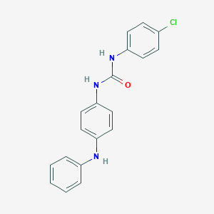 molecular formula C19H16ClN3O B324083 N-(4-anilinophenyl)-N'-(4-chlorophenyl)urea 