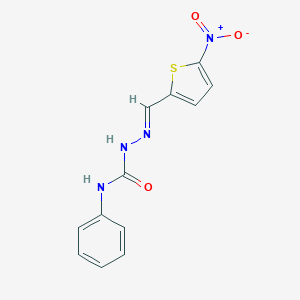molecular formula C12H10N4O3S B324087 5-Nitro-2-thiophenecarbaldehyde N-phenylsemicarbazone 