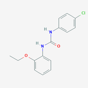 molecular formula C15H15ClN2O2 B324088 1-(4-Chlorophenyl)-3-(2-ethoxyphenyl)urea 