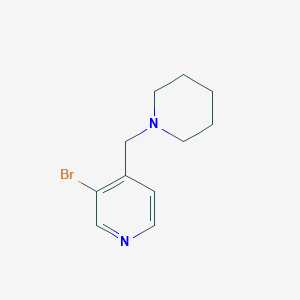 molecular formula C11H15BrN2 B3240918 3-Bromo-4-(1-piperidinylmethyl)pyridine CAS No. 1449008-24-5