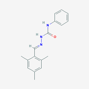 molecular formula C17H19N3O B324092 2,4,6-trimethylbenzaldehyde N-phenylsemicarbazone 