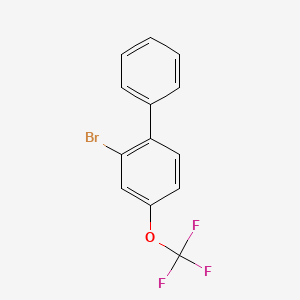 molecular formula C13H8BrF3O B3240926 2-溴-4-(三氟甲氧基)联苯 CAS No. 1449008-27-8