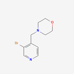 molecular formula C10H13BrN2O B3240928 4-(3-Bromo-pyridin-4-ylmethyl)morpholine CAS No. 1449008-29-0