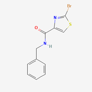 molecular formula C11H9BrN2OS B3240948 N-benzyl-2-bromothiazole-4-carboxamide CAS No. 1449218-23-8