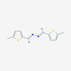 molecular formula C12H12N2S2 B324097 5-Methyl-2-thiophenecarbaldehyde [(5-methyl-2-thienyl)methylene]hydrazone 