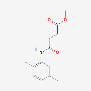 molecular formula C13H17NO3 B324100 Methyl 4-(2,5-dimethylanilino)-4-oxobutanoate 