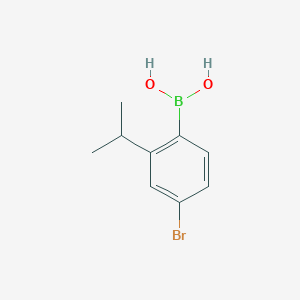 molecular formula C9H12BBrO2 B3241021 4-Bromo-2-isopropylphenylboronic acid CAS No. 1451390-88-7