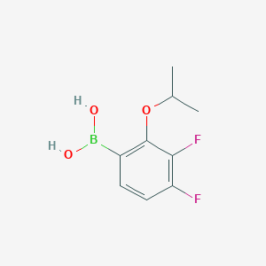 molecular formula C9H11BF2O3 B3241030 3,4-Difluoro-2-isopropoxyphenylboronic acid CAS No. 1451390-92-3