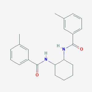 molecular formula C22H26N2O2 B324109 3-methyl-N-{2-[(3-methylbenzoyl)amino]cyclohexyl}benzamide 