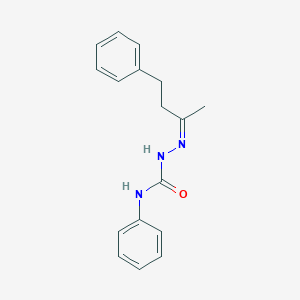 molecular formula C17H19N3O B324112 4-phenyl-2-butanone N-phenylsemicarbazone 