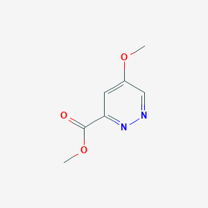 molecular formula C7H8N2O3 B3241125 Methyl 5-methoxypyridazine-3-carboxylate CAS No. 1451391-95-9