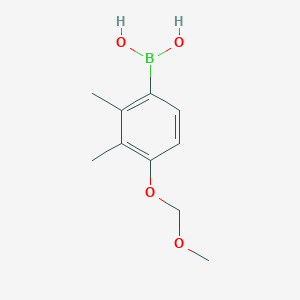 molecular formula C10H15BO4 B3241150 2,3-Dimethyl-4-(methoxymethoxy)phenylboronic acid CAS No. 1451392-24-7