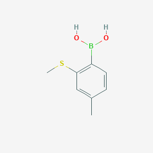 molecular formula C8H11BO2S B3241192 4-Methyl-2-(methylthio)phenylboronic acid CAS No. 1451392-51-0
