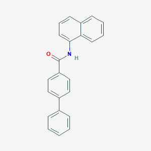 molecular formula C23H17NO B324120 N-(naphthalen-1-yl)biphenyl-4-carboxamide 